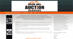 Desktop Screenshot of kevinhillauctions.com